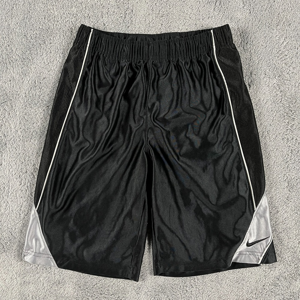 Nike Dri-Fit Boys Athletic Shorts Black Large Shorts Retro Y2K
